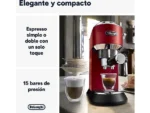 Cafetera express - De'Longhi Dedica EC685.R, 1300 W, 15 bar, Thermoblock, Espresso manual, Función 2 tazas, Rojo - Imagen 2