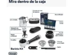 Cafetera express - De'Longhi La Specialista mini Arte EC9155.MB, 1400 W, 15 bar, 1.7 l, Thermoblock, Espresso con molinillo, Metalizado/Negro - Imagen 4