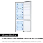 Frigorífico combi - Samsung Smart RB38C605DS9/EF, No Frost, 203 cm, 390l, All Around Cooling, WiFi, Inox - Imagen 3