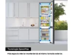 Frigorífico combi - Samsung BESPOKE Smart RB38C7B6BS9/EF, No Frost, 203cm, 387l, Twin Cooling Plus, Metal Cooling, WiFi, Inox - Imagen 2