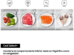 Frigorífico combi - Samsung BESPOKE Smart RB38C7B6BS9EF, No Frost, 203cm, 387l, Twin Cooling Plus, Metal Cooling, WiFi, Inox - Imagen 3
