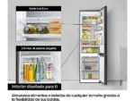 Frigorífico combi - Samsung BESPOKE Smart RB38C7B6BS9EF, No Frost, 203cm, 387l, Twin Cooling Plus, Metal Cooling, WiFi, Inox - Imagen 5
