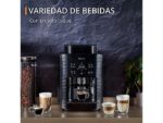 Cafetera superautomática - Krups Roma EA81K870, 1450 W, 15 bar, 1.7 L, 3 temperaturas, 2 tazas, Sistema Thermoblock, Kit de limpieza incluido, Negro - Imagen 4