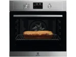 Horno - Electrolux EOF4P56X, Multifunción, Pirolítico, 72 l, Anillo térmico, 60 cm, Inox