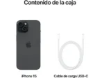 Apple iPhone 15, Negro, 128 GB, 5G, 6.1 OLED Super Retina XDR, Chip A16 Bionic, iOS - Imagen 6