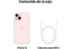 Apple iPhone 15, Rosa, 128 GB, 5G, 6.1" OLED Super Retina XDR, Chip A16 Bionic, iOS - Imagen 7