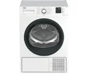 REACONDICIONADO Seminuevo Bueno Secadora bomba de calor - Beko DS 8512 CX, 8 kg, 15 programas, Motor ProSmart™ Inverter, OptiSense®, Blanco
