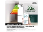 Frigorífico combi - Samsung Smart RB38C675CS9/EF, No Frost, 203 cm, 390l, All-Around Cooling, WiFi, Inox - Imagen 7