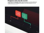 Placa inducción - LG CBIZ3035B, 4 zonas, 2 zonas Flex, 80 cm, Cristal negro - Imagen 7
