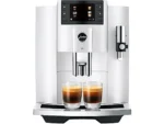 Cafetera superautomática - Jura E8, 15 bar, 1450W, 2 tazas, 17 programas, Pantalla a color, Molinillo integrado, Blanco - Imagen 2
