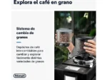 Cafetera superautomática - De'Longhi Rivelia EXAM440.55.B, 1450W, 19bar, Molinillo integrado, LatteCremaHot, Depósito leche, Táctil, 16 recetas, Negro - Imagen 3