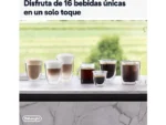 Cafetera superautomática - De'Longhi Rivelia EXAM440.55.B, 1450W, 19bar, Molinillo integrado, LatteCremaHot, Depósito leche, Táctil, 16 recetas, Negro - Imagen 5
