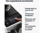 Cafetera superautomática - De'Longhi Rivelia EXAM440.35.W, 1450 W, 19 bar, Molinillo integrado, Espumador leche, Táctil, 4 perfiles, 8 recetas, Blanco - Imagen 6