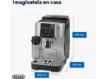 Cafetera superautomática - De'Longhi Magnifica Start Milk, ECAM220.80.SB, 1450W, 15bar, Molinillo integrado,Depósito leche,Táctil, Espumado automático - Imagen 6
