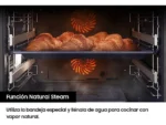 Horno de Vapor - Samsung NV7B5750TDKU1, Multifunción, Pirolítico, Air Fry, 76l, 59.5 cm, Dual Cook Flex, WiFi, Negro - Imagen 11