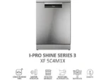 Lavavajillas - Haier I-Pro Shine Series 3 XF 5C4M1X, 15 servicios, 10 programas, 60 cm, Motor Inverter, Wi-Fi, Gris - Imagen 11