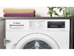Lavadora integrable- Bosch WIW24307ES, 8 kg, 1200 rpm, 13 programas, Motor Ecosilence, Speed Perfect, Blanco panelable - Imagen 4
