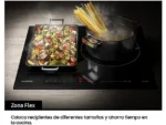 Placa inducción - Samsung NZ63B5046GKU1, Zona Flex, Zona dual 28 cm, 59 cm, Wi-fi con SamrtThings, Negro - Imagen 4