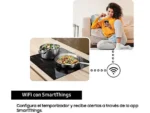 Placa inducción - Samsung NZ63B5046GKU1, Zona Flex, Zona dual 28 cm, 59 cm, Wi-fi con SamrtThings, Negro - Imagen 5