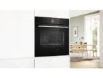 Horno integrable - Bosch HBG7741B1, Serie 8, Convencional, Pirolítico, 71 l, 60 cm, Pantalla táctil TFT, Función AirFry, Negro - Imagen 4