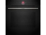 Horno integrable - Bosch HBG7741B1, Serie 8, Convencional, Pirolítico, 71 l, 60 cm, Pantalla táctil TFT, Función AirFry, Negro