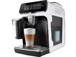 Cafetera superautomática - Philips EP3343/50, 19 bar, 230 W, 0.26 l, SilentBrew, Blanco y negro brillante