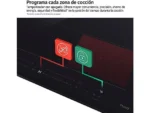 Placa inducción - LG CBIZ2432B, 3 Zonas, 1 Zona Flex, Ancho 59 cm, Cristal Negro - Imagen 8