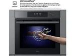 Horno - LG WS7D7631WB, Multifunción, Pirolítico, Sistema de limpieza Blue EasyClean™, 76 L, 59.2 cm, ThinQ™, Acero negro mate - Imagen 2