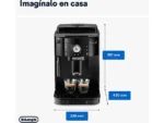 Cafetera superautomática - De'Longhi Magnifica S ECAM22.113.B, 1450 W, 15 bar, Molinillo integrado, Sistema Thermoblock, Vaporizador, Negro - Imagen 6