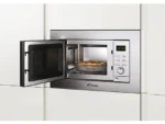 Microondas con grill integrable - Candy CMGI201EX, 800 W, 8 Niveles, Plato giratorio 24.5 cm, 20 l, Inox - Imagen 3