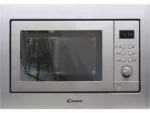 Microondas con grill integrable - Candy CMGI201EX, 800 W, 8 Niveles, Plato giratorio 24.5 cm, 20 l, Inox