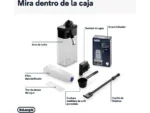 Cafetera superautomática - De'Longhi Dinamica Plus ECAM380.85.SB, 1450W, 15 bar, Molinillo Integrado, Espumador de leche, Táctil, 2 tazas, Inox - Imagen 2