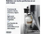 Cafetera superautomática - De'Longhi Dinamica Plus ECAM380.85.SB, 1450W, 15 bar, Molinillo Integrado, Espumador de leche, Táctil, 2 tazas, Inox - Imagen 5