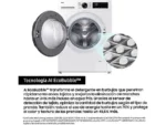 Lavadora carga frontal - Samsung WW11DG5B25AEEC, 11 kg, 1400 rpm, 14 programas, AI EcoBubble™, SmartThings™, Blanco - Imagen 7