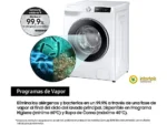 Lavadora carga frontal - Samsung WW90DG6U85LEU3, 9 kg, 1400 rpm, Autodosificación, AI EcoBubble™, AI Wash, Blanco - Imagen 11