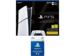 Consola - Sony PS5 Slim Digital Edition, 1 TB SSD, 4K, Chasis D, Blanco + Tarjeta PS Plus 20€