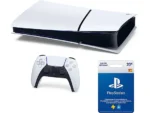 Consola - Sony PS5 Slim Digital Edition, 1 TB SSD, 4K, Chasis D, Blanco + Tarjeta PS Plus 20€ - Imagen 2