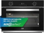Horno compacto - Beko BBCM13300XC, Multifunción, Parcialmente catalítico, 48 l, 59.4 cm, Integrable, Negro - Imagen 5