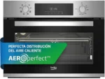 Horno - Beko BBCM12300X, Multifunción, Limpieza por vapor, 48 l, 59.4 cm, Inox - Imagen 12