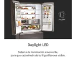 Frigorífico americano - Haier FD 90 Series 7 HFR79F19EFGK, No Frost lateral, 190 cm, 703 l, Motor Inverter, Antibacterias Pro, Cristal Zafiro - Imagen 19