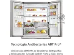 Frigorífico americano - Haier FD 90 Series 7 HFR79F19EFGK, No Frost lateral, 190 cm, 703 l, Motor Inverter, Antibacterias Pro, Cristal Zafiro - Imagen 24