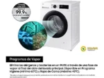 Lavadora carga frontal - Samsung WW90CGC04DAEEC, 9 kg, 1400 rpm, EcoBubble™, Función WiFi con SmartThings, Blanco - Imagen 6