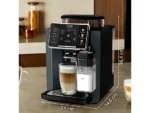 Cafetera superautomática - Krups Sensation Milk EA912B, 15 bar, 1450 W, 1.7 L, 6 modos, 2 tazas, Depósito de leche 0.3 L, Táctil, Gris - Imagen 4