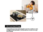 Placa inducción - Samsung NZ63C4036GK/U1, 3 zonas, zona de 32 cm de diámetro, 59 cm, WiFi con SmartThings, Negro - Imagen 6