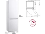 Frigorífico combi - LG GBV3100ESW, No Frost, 186 cm, 344 l, DoorCooling+™, FRESHBalancer™, Blanco - Imagen 4