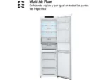 Frigorífico combi - LG GBV3100ESW, No Frost, 186 cm, 344 l, DoorCooling+™, FRESHBalancer™, Blanco - Imagen 8