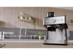 Cafetera express - KOENIC KEM 21524 M, 15 bar, 1650 W, 2 Tazas, Espumador, Botón Grind, Plata - Imagen 7