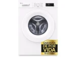 Lavadora carga frontal - LG F4X1008NWH, 8 kg, 1400 rpm, 10 programas, Steam™, ThinQ™, Blanco Marfil