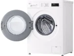 Lavadora carga frontal - LG F4X1008NWH, 8 kg, 1400 rpm, 10 programas, Steam™, ThinQ™, Blanco Marfil - Imagen 9