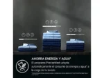 Lavadora carga frontal - AEG LFR7404L4BP, 11 kg, 1400 rpm, 12 programas, Función Vapor, Motor inverter, Blanco - Imagen 3